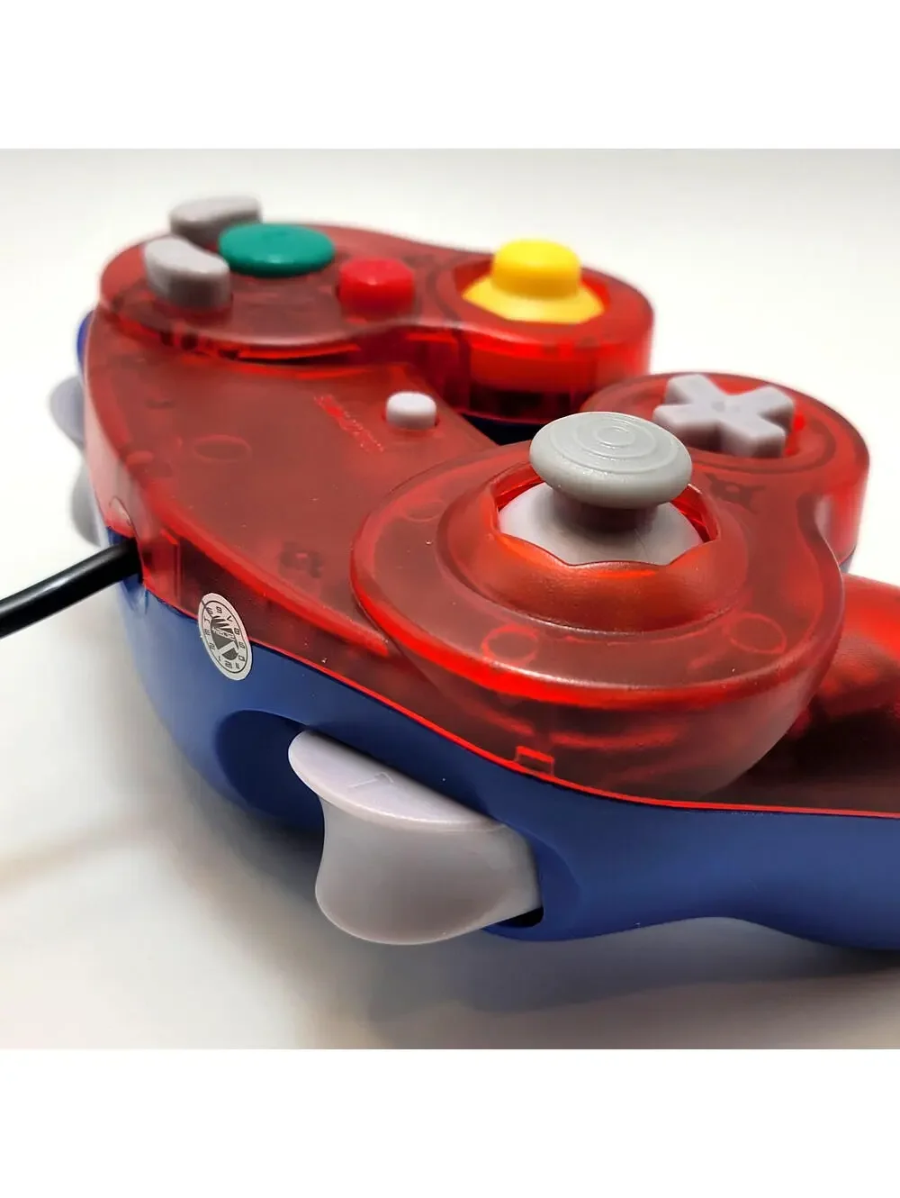 Nintendo GameCube Controller Game Pad For NGC - Wii Console - Plumber Red & Blue